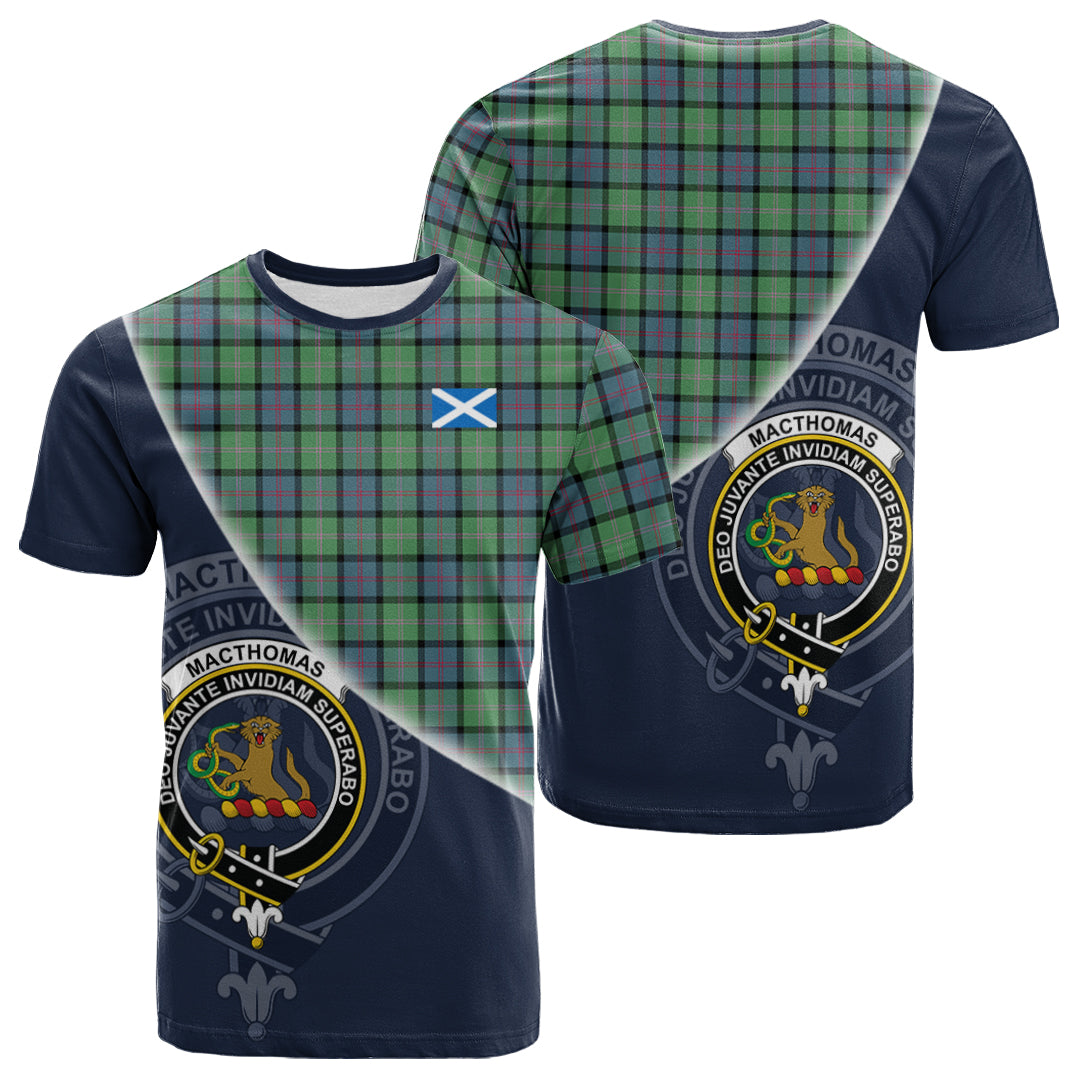 scottish-macthomas-ancient-clan-crest-tartan-scotland-flag-half-style-t-shirt