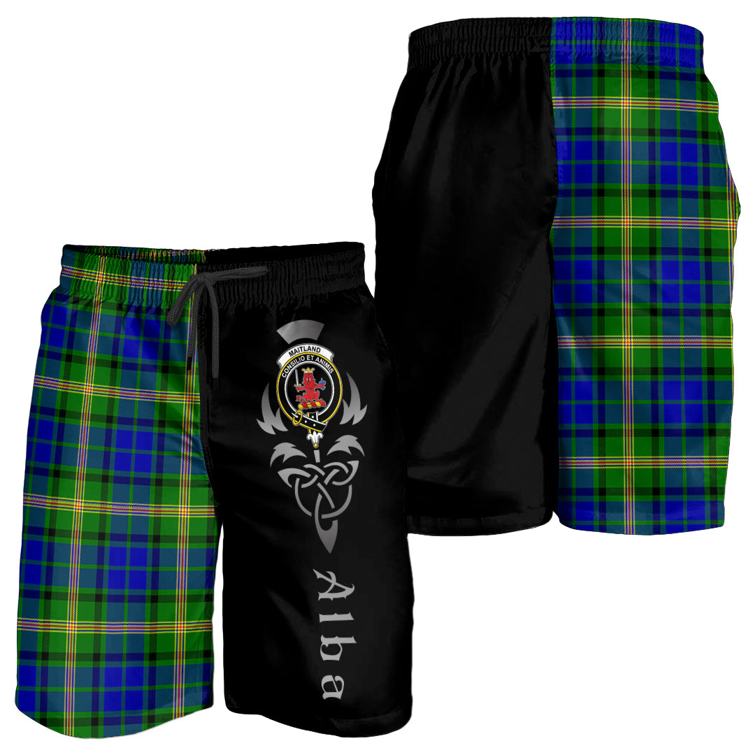 scottish-maitland-clan-crest-alba-celtic-tartan-men-shorts