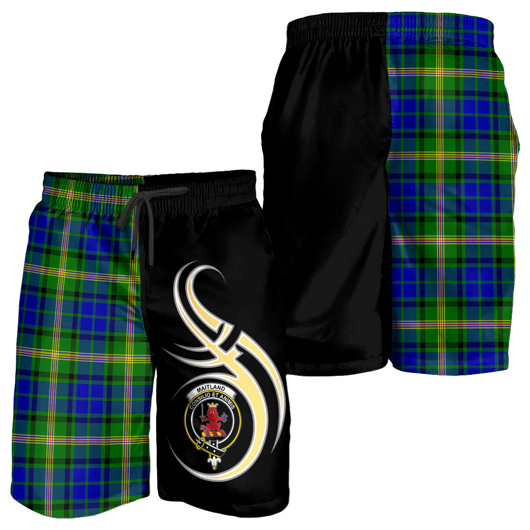 scottish-maitland-clan-crest-believe-in-me-tartan-men-shorts
