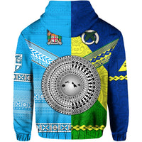 Custom Malampa Province Vanuatu And Fiji Hoodie Together LT8 - Wonder Print Shop