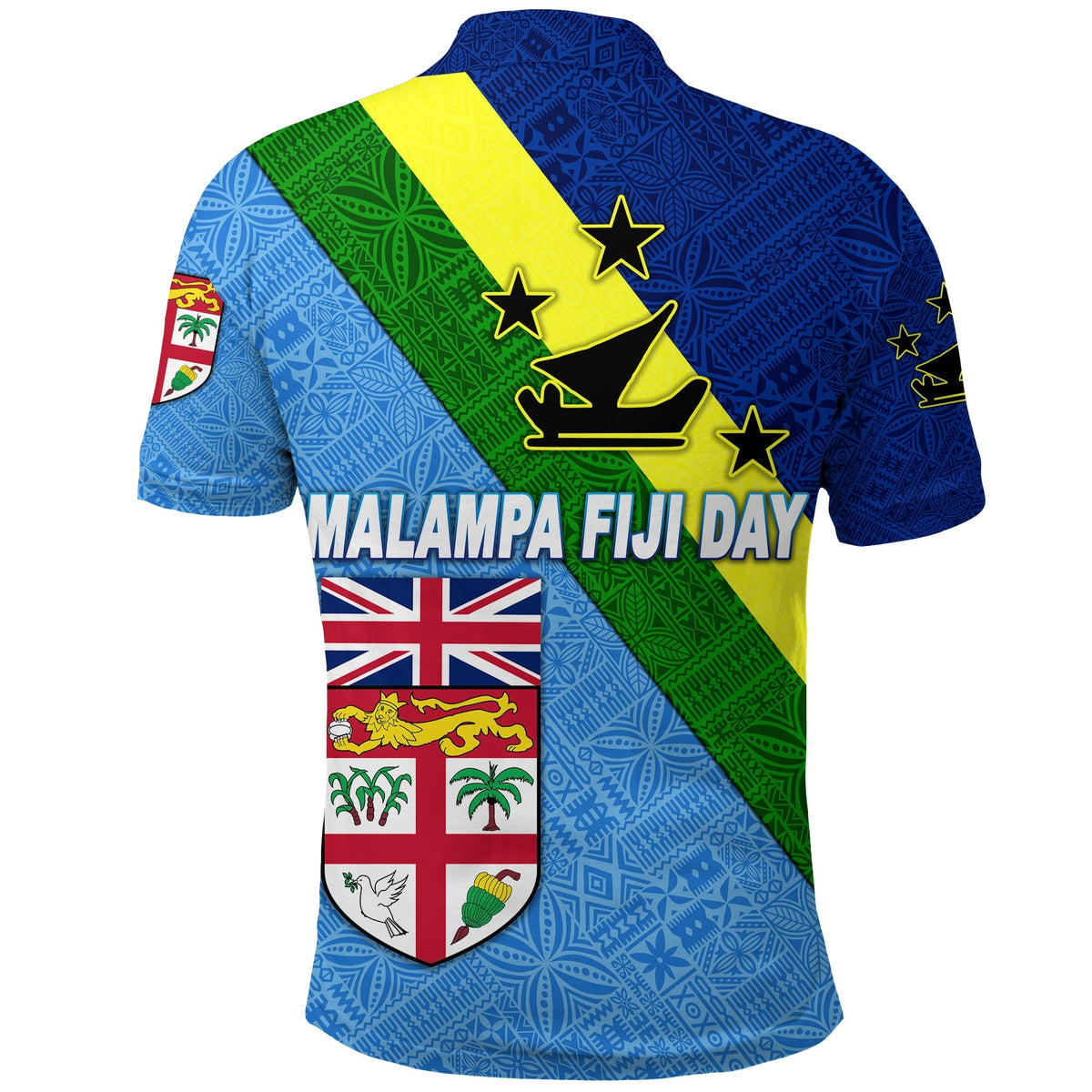 Malampa Vanuatu and Fiji Day Polo Shirt Simple Style LT8 - Wonder Print Shop