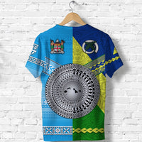 Vanuatu Malampa Province and Fiji T Shirt Together LT8 - Wonder Print Shop