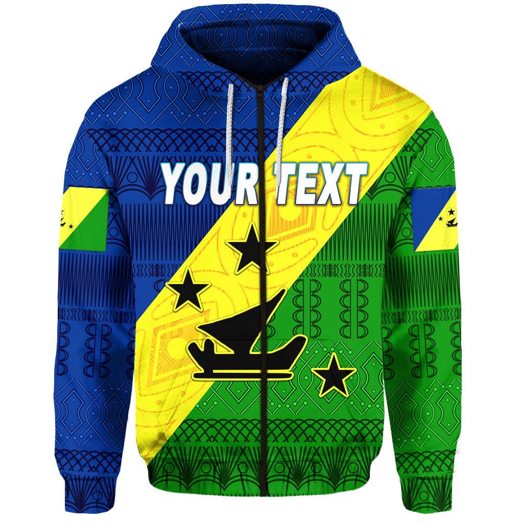 Custom Malampa Province Zip Hoodie Vanuatu Pattern Traditional Style LT8 - Wonder Print Shop