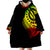 Marshall Islands - Marshall Tatau Reggae Patterns Wearable Blanket Hoodie - Wonder Print Shop