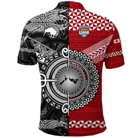 Mate Maa Tonga Ngatu And New Zealand Maori All Black Aboriginal Polo Shirt Rugby Together LT8 - Wonder Print Shop