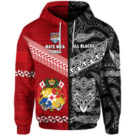 Custom Mate Maa Tonga Ngatu And New Zealand Maori All Black Aboriginal Hoodie Rugby Together LT8 - Wonder Print Shop