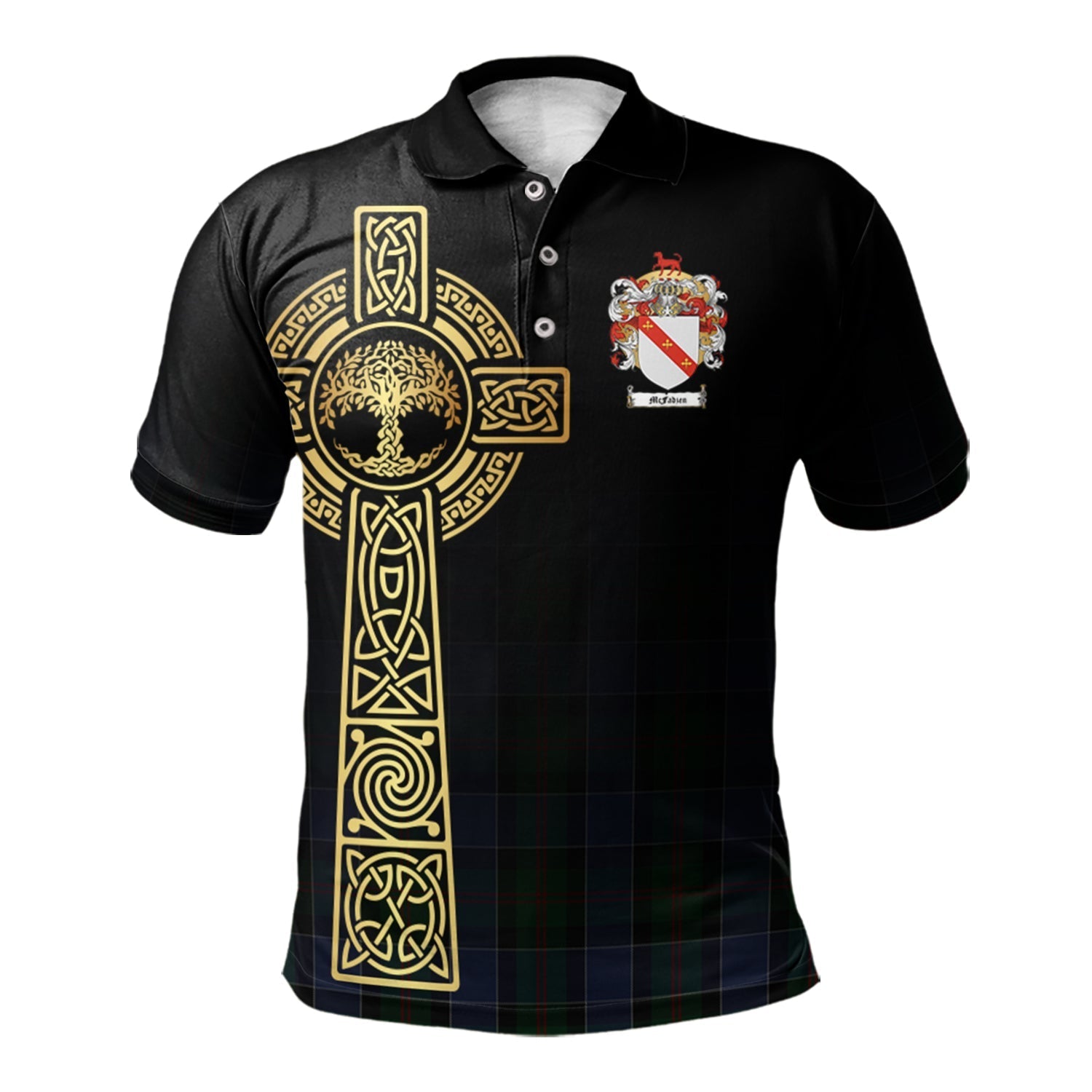 scottish-mcfadzen-01-clan-crest-tartan-celtic-tree-of-life-polo-shirt
