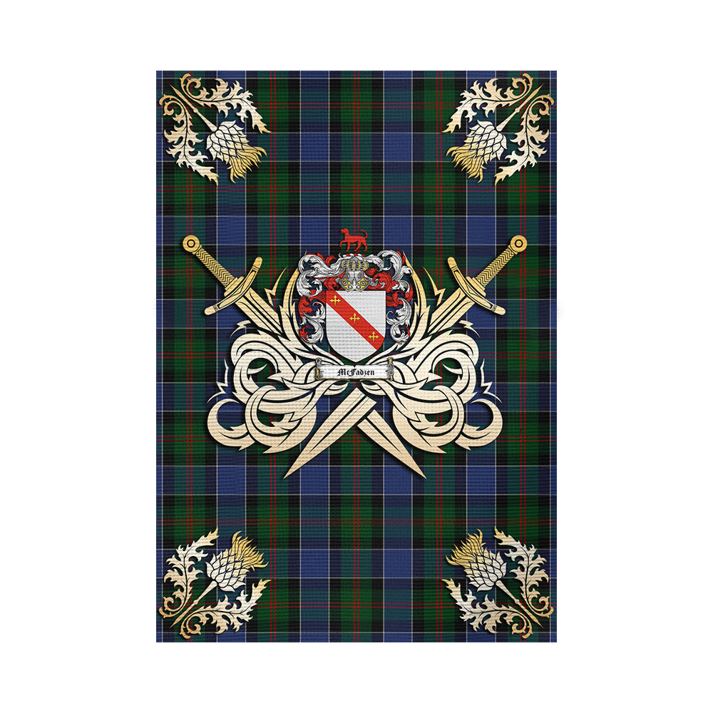 scottish-mcfadzen-01-clan-crest-courage-sword-tartan-garden-flag