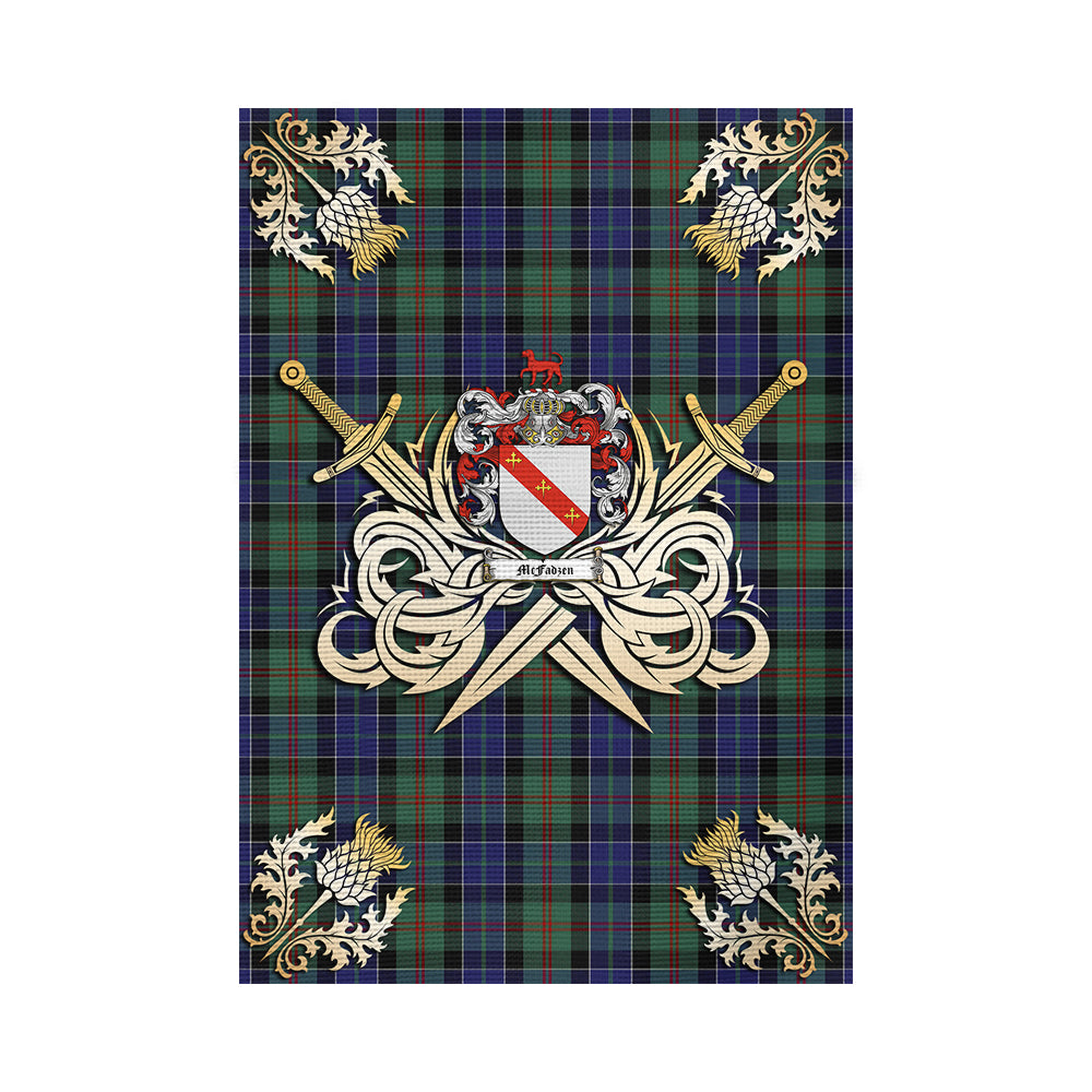 scottish-mcfadzen-02-clan-crest-courage-sword-tartan-garden-flag