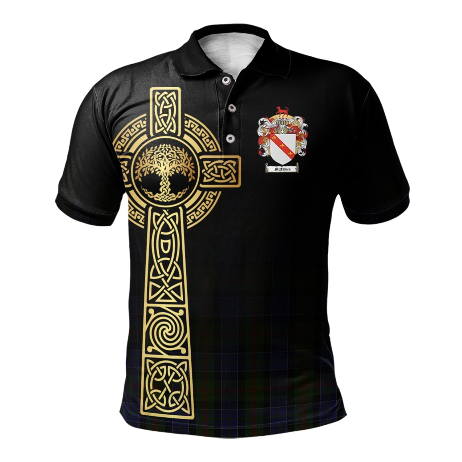 scottish-mcfadzen-03-clan-crest-tartan-celtic-tree-of-life-polo-shirt