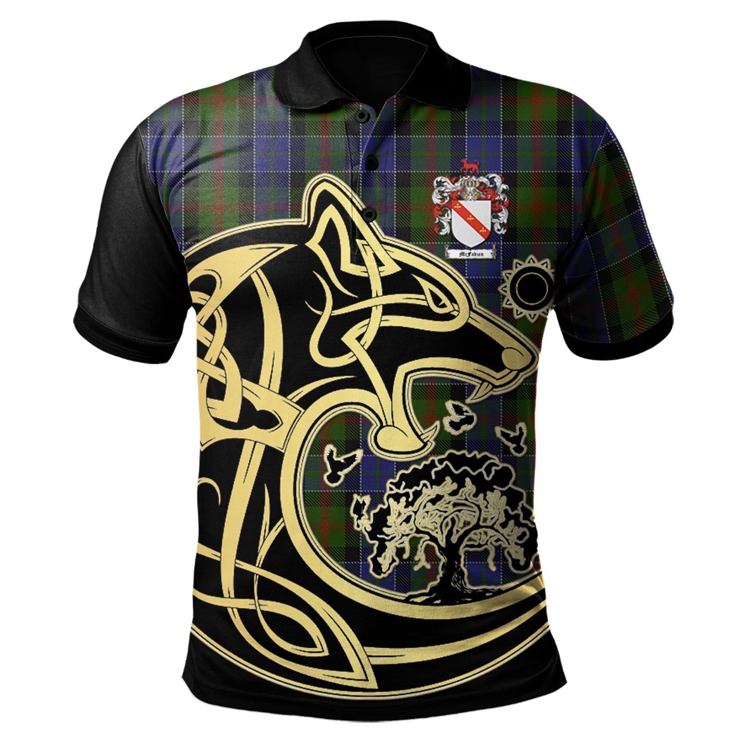 scottish-mcfadzen-03-clan-crest-tartan-celtic-wolf-style-polo-shirt