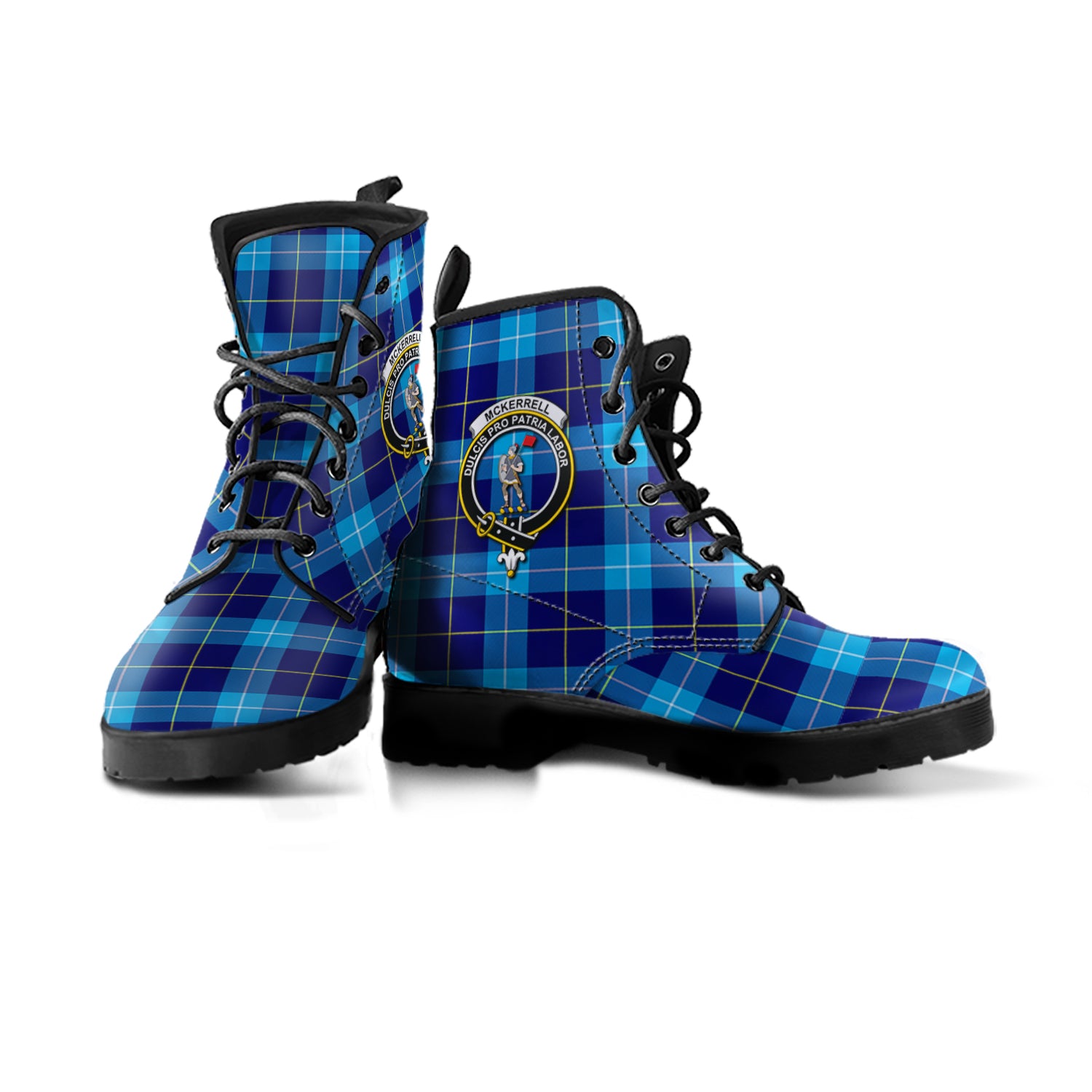 scottish-mckerrell-clan-crest-tartan-leather-boots