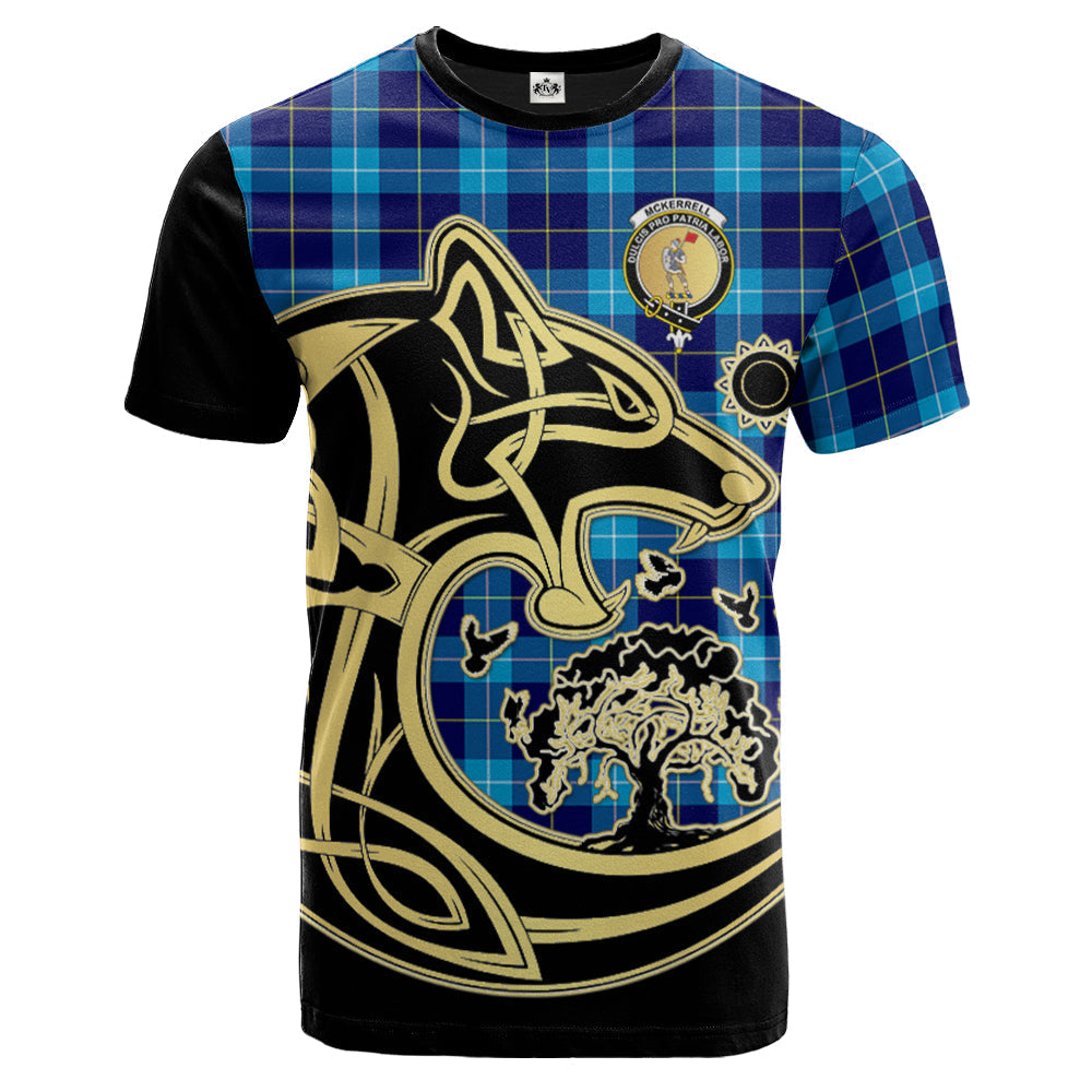 scottish-mckerrell-clan-crest-celtic-wolf-tartan-t-shirt