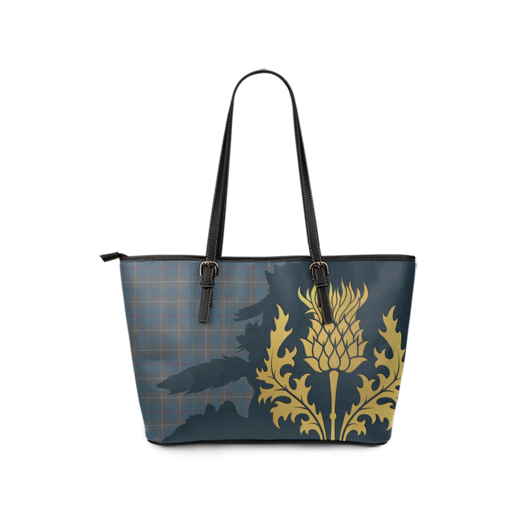 scottish-mckerrell-of-hillhouse-dress-clan-tartan-golden-thistle-leather-tote-bags