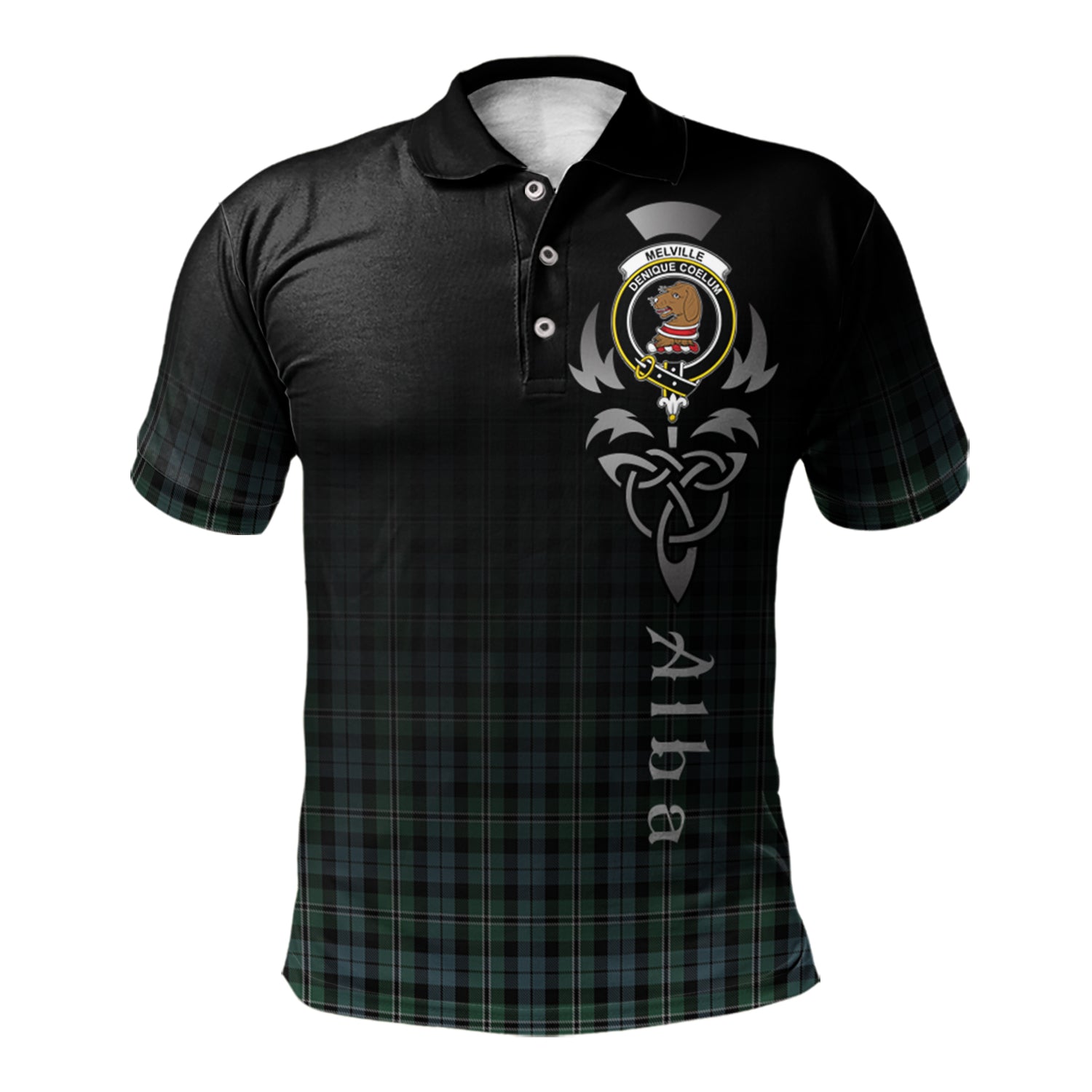 scottish-melville-clan-crest-tartan-alba-celtic-polo-shirt