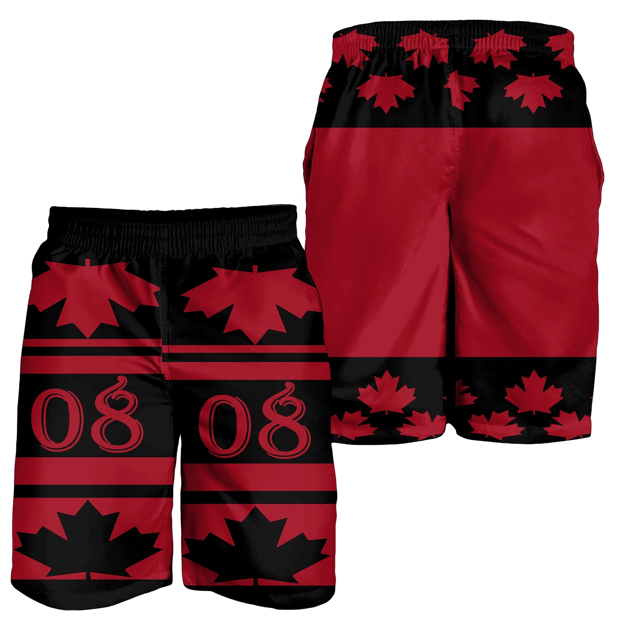 custom-personalised-canada-hockey-men-short-maple-leaf-no2