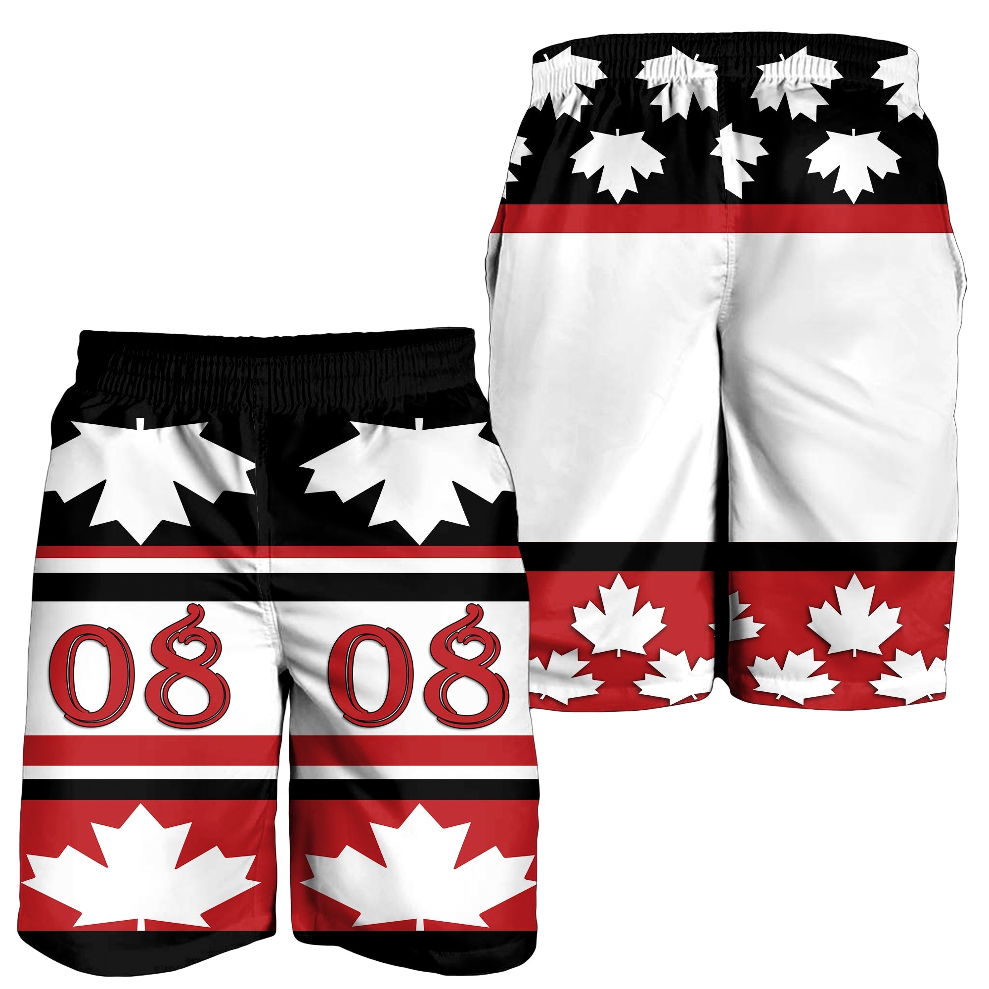 custom-personalised-canada-hockey-men-short-maple-leaf-no1