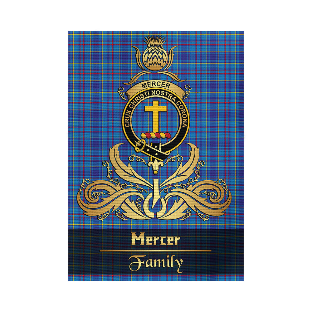 scottish-mercer-modern-clan-crest-family-golden-thistle-tree-tartan-garden-flag