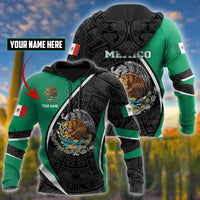 Mexico Green Style Personalized Hoodie - Wonder Print Shop