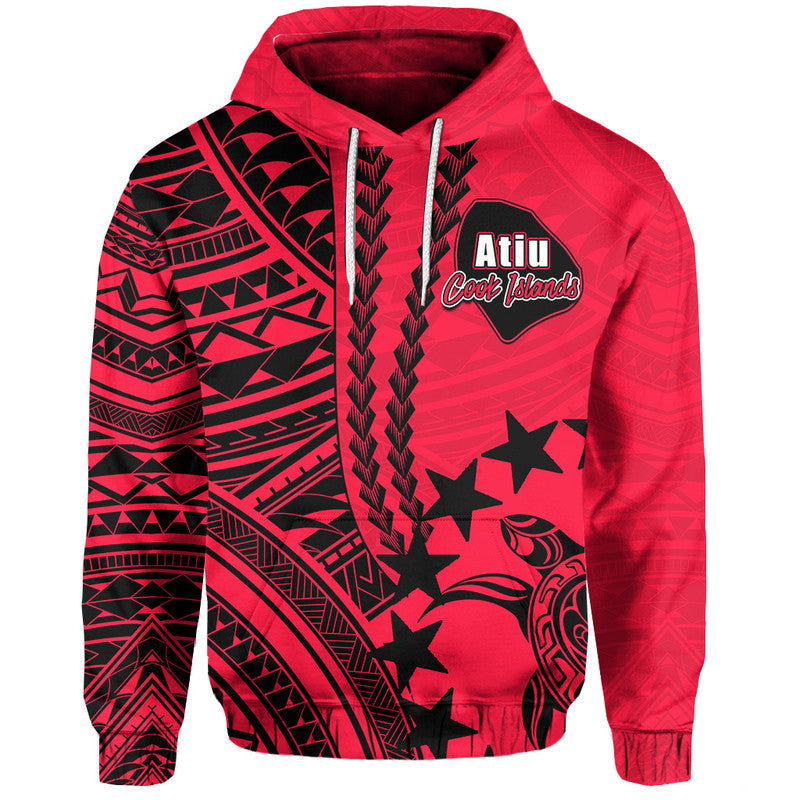 Cook Islands Atiu Polynesian Hoodie LT6 - Wonder Print Shop