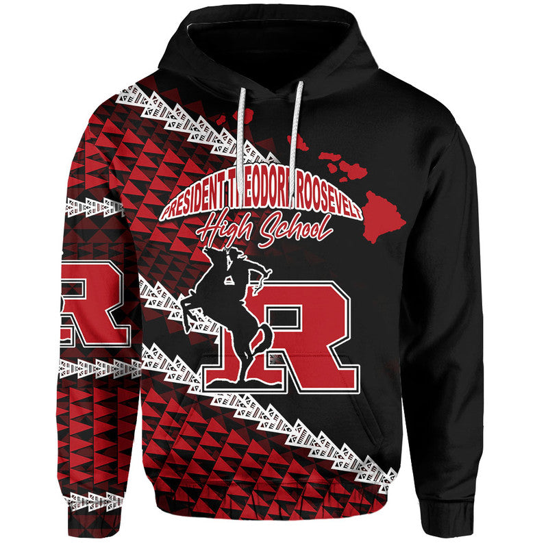 Custom President Theodore Roosevelt High School Hawaii Hoodie LT6 - Wonder Print Shop