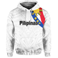 Custom Personalised Pilipinas Hoodie Simple Style White LT6 - Wonder Print Shop