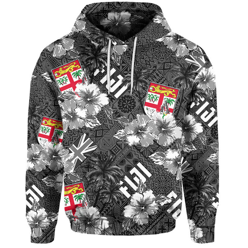 Fiji Hibiscus Hoodie Hawaii Style No.3 LT6 - Wonder Print Shop
