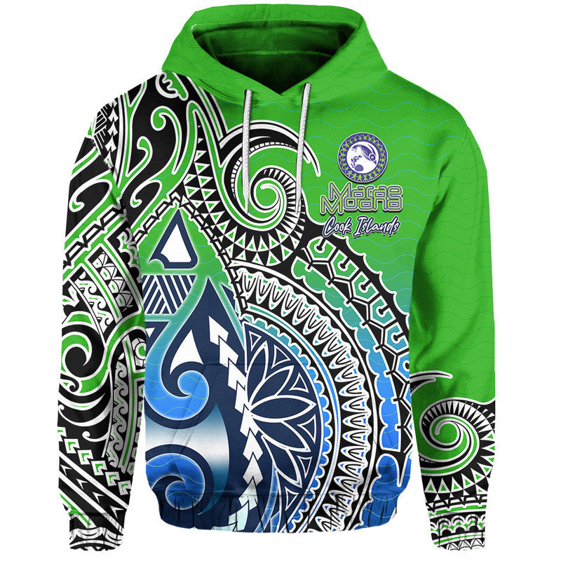 Custom Personalised Marae Moana Cook Islands Marine Park Hoodie LT6 - Wonder Print Shop