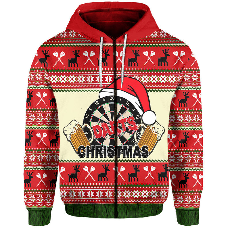 Darts And Beer For Christmas Hoodie No.1 LT6 - Wonder Print Shop