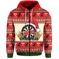 Darts And Beer For Christmas Hoodie No.1 LT6 - Wonder Print Shop