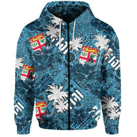 Fiji Hibiscus Hoodie Hawaii Style No.1 LT6 - Wonder Print Shop