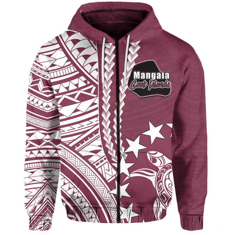 Mangaia Cook Islands Polynesian Hoodie LT6 - Wonder Print Shop