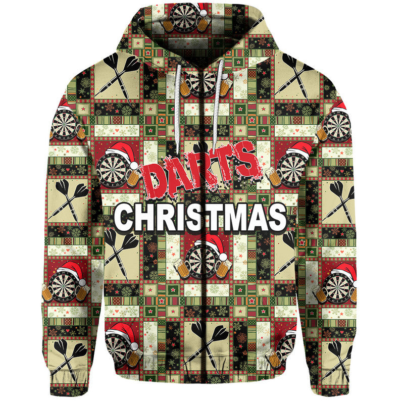 Darts Christmas Patterns Hoodie No.1 LT6 - Wonder Print Shop