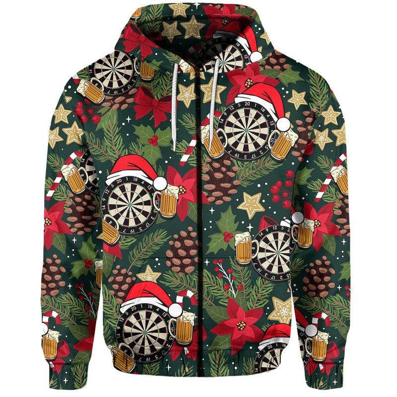 Darts Christmas Patterns Hoodie No.2 LT6 - Wonder Print Shop