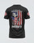 If This Flag Offends You Skull Crack Flag Mens Patriotic T Shirt - Wonder Print Shop
