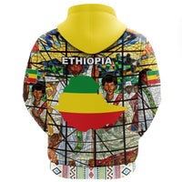 Ethiopia Hoodie, Ethiopian Orthodox Flag 3 - Wonder Print Shop