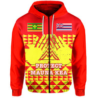 Custom Hawaii Zip Hoodie Protect Mauna Kea LT6 - Wonder Print Shop