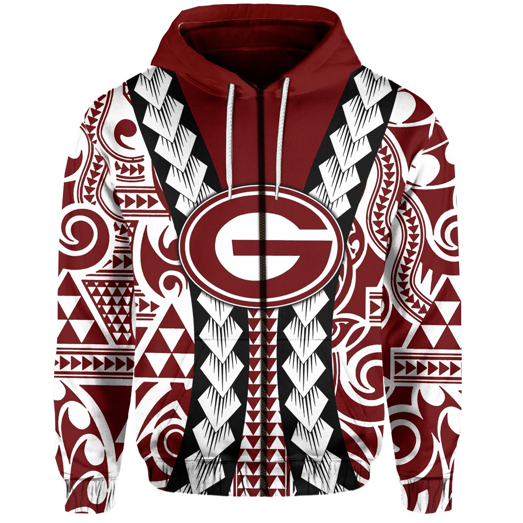 Custom Hawaii Farrington High School Zip Hoodie No.2 LT6 - Wonder Print Shop