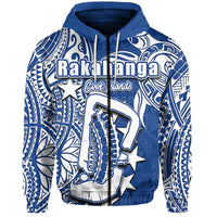 Custom Cook Islands Zip Hoodie Rakahanga LT6 - Wonder Print Shop