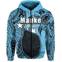 Custom Cook Islands Zip Hoodie Mauke LT6 - Wonder Print Shop