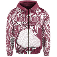 Custom Cook Islands Zip Hoodie Mangaia LT6 - Wonder Print Shop