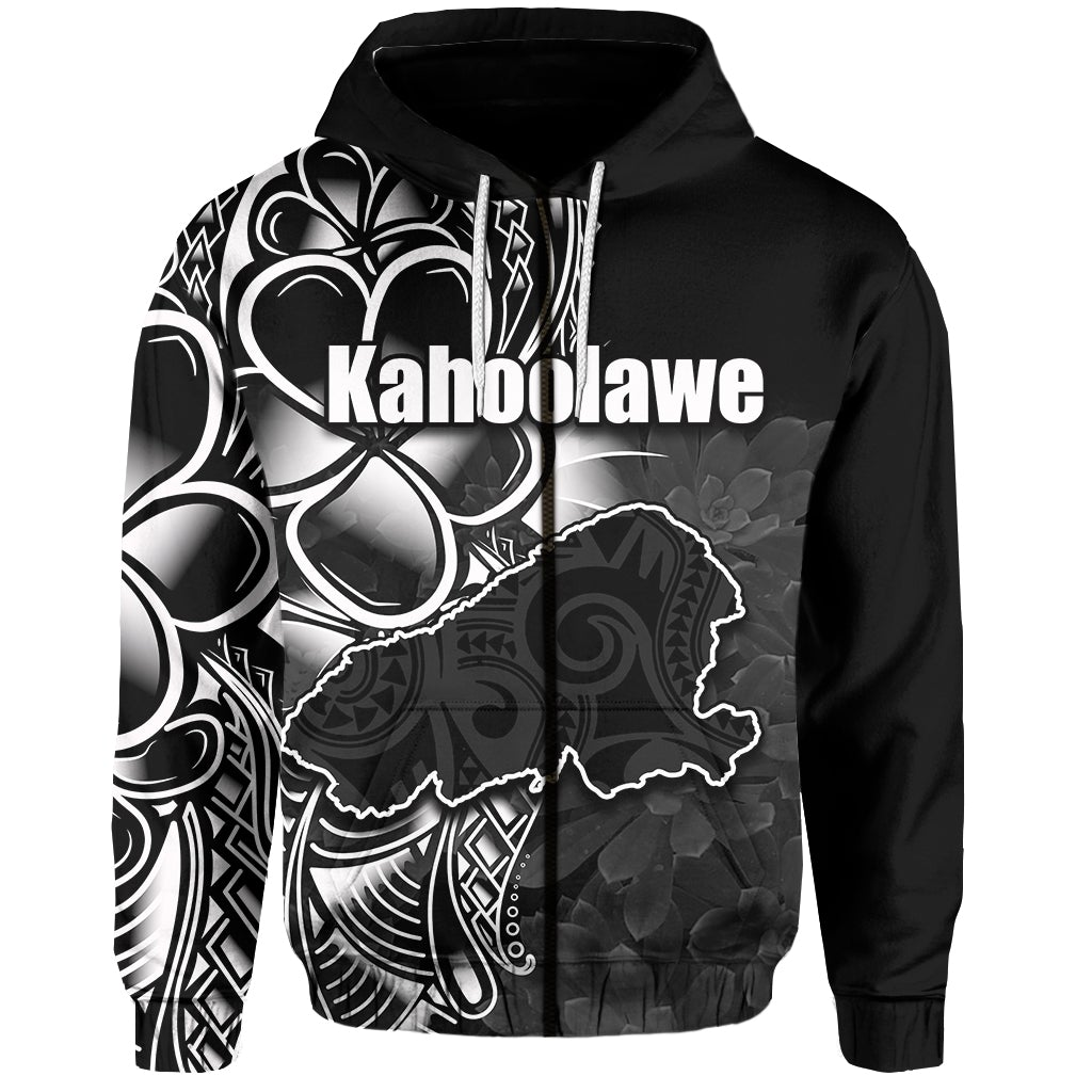 Custom Hawaiian Islands Zip Hoodie Kahoolawe LT6 - Wonder Print Shop