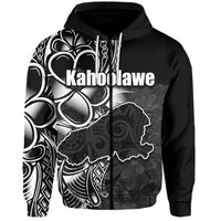 Custom Hawaiian Islands Zip Hoodie Kahoolawe LT6 - Wonder Print Shop