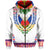 Custom Haiti Hoodie Dashiki Mix Coat Of Arms White Style LT6 - Wonder Print Shop