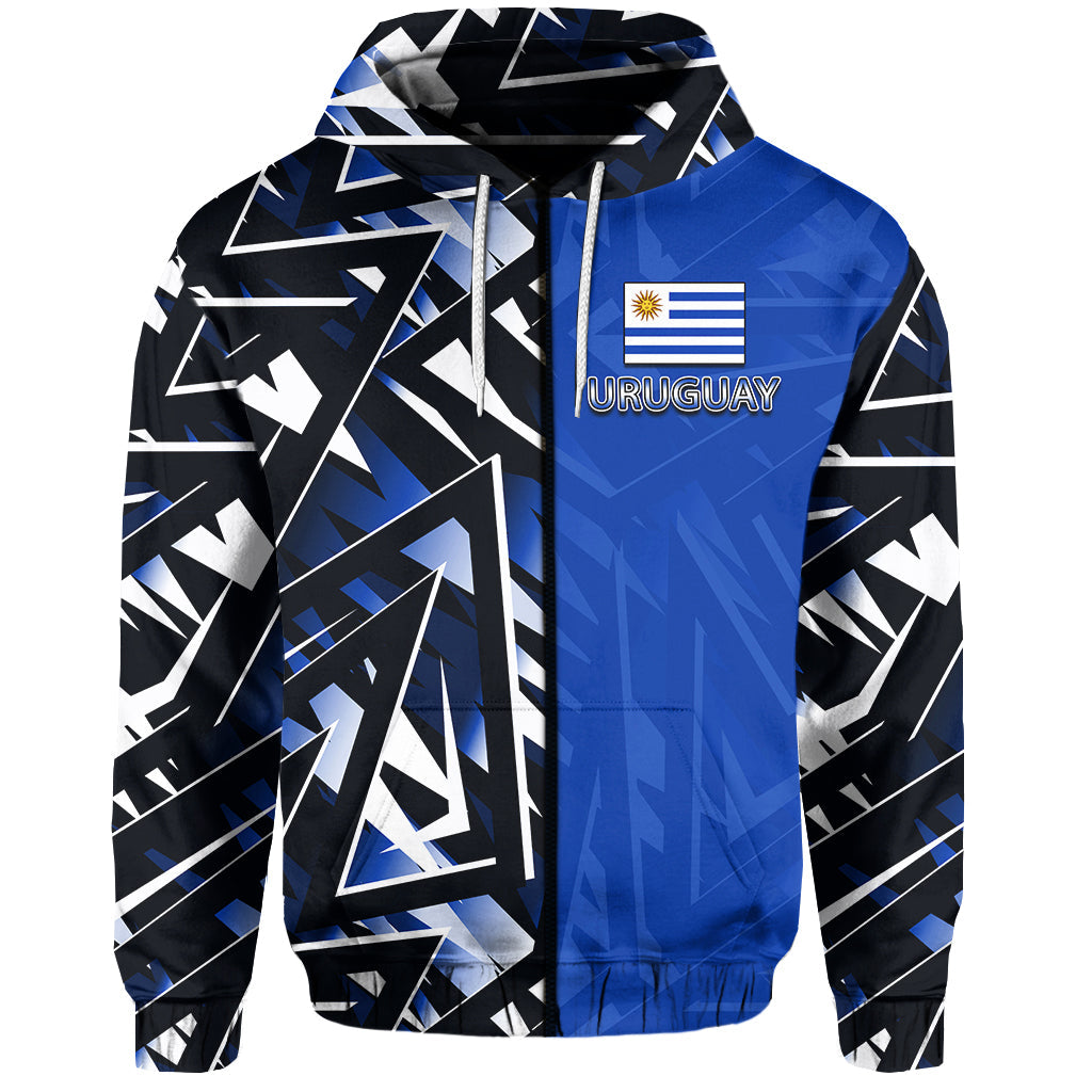 Custom Uruguay Zip Hoodie Sport Style LT6 - Wonder Print Shop