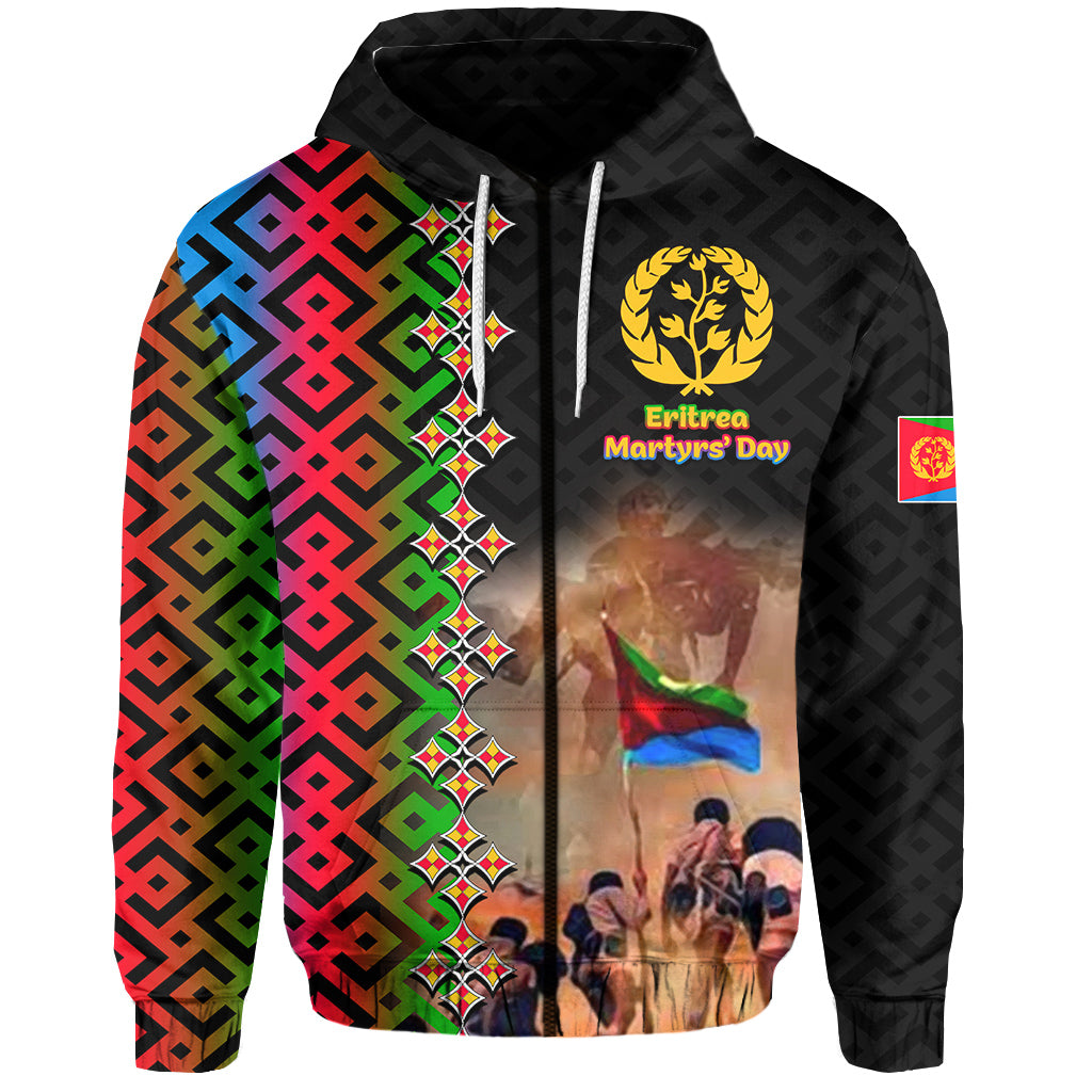 Custom Eritrea Martyrs Day Hoodie EPLF LT6 - Wonder Print Shop