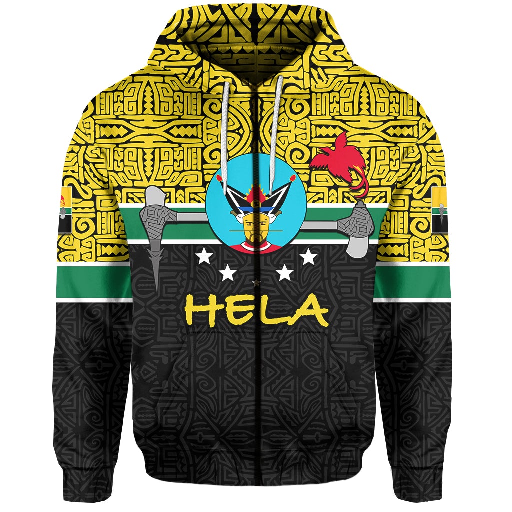 Custom Hela Province Zip Hoodie Of Papua New Guinea LT6 - Wonder Print Shop