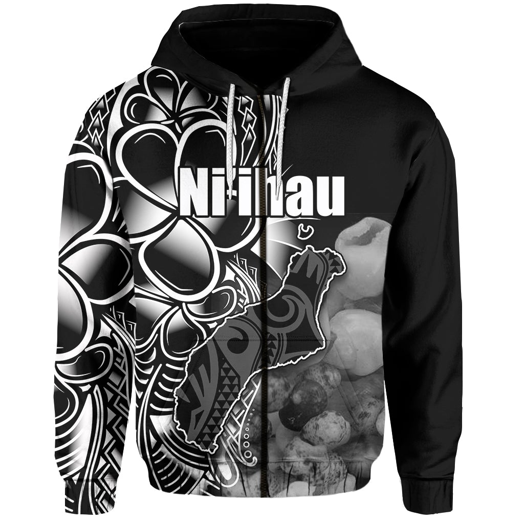 Custom Hawaiian Islands Zip Hoodie Niihau LT6 - Wonder Print Shop