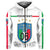 Custom Italy Euro Champions 2020 Zip Hoodie White Style LT6 - Wonder Print Shop