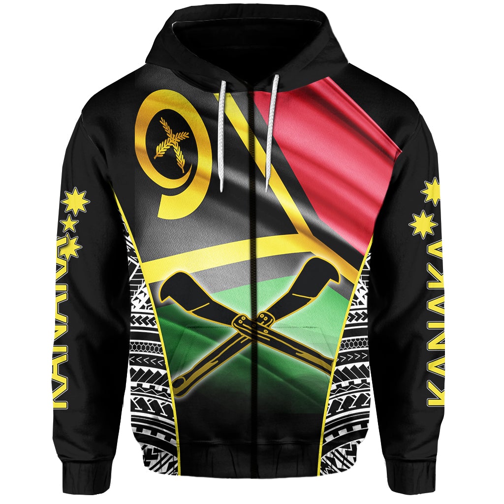 Custom South Sea Islanders Zip Hoodie Kanaka LT6 - Wonder Print Shop